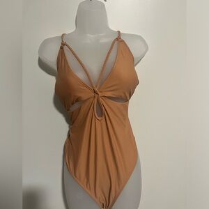 Extra Large Cupshe Beige One Piece